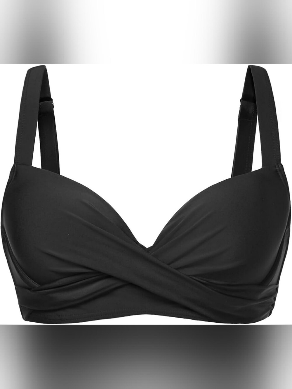 Large ~ Black Bikini Top